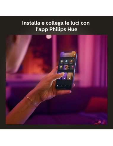 Philips Hue White and Color ambiance Lampadina Smart E27 75 W