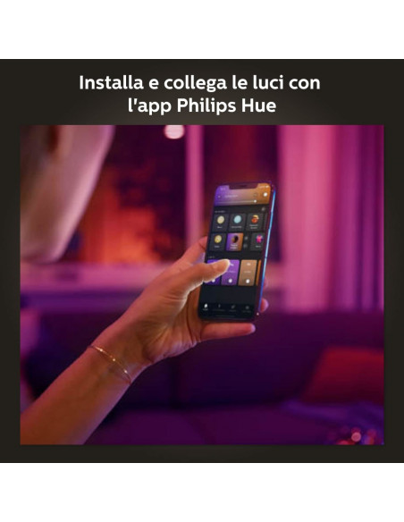 Philips Hue White and Color ambiance Lampadina Smart E27 75 W