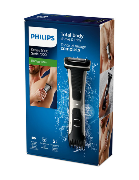 Philips 7000 series Bodygroom Series 7000 BG7025/15 Rifinitore impermeabile per corpo e inguine
