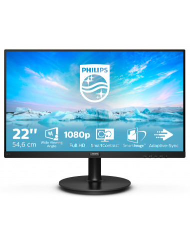 Philips V Line 221V8/00 Monitor PC 54,6 cm (21.5") 1920 x 1080 Pixel Full HD LED Nero