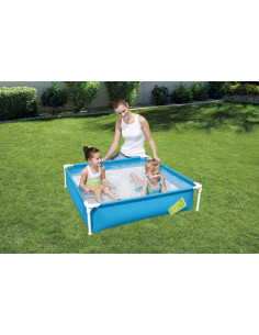 Bestway Steel Pro 56217 piscina fuori terra Piscina con bordi Piscina rettangolare 365 L Blu, Verde, Arancione 2