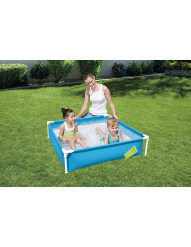 Bestway Steel Pro 56217 piscina fuori terra Piscina con bordi Piscina rettangolare 365 L Blu, Verde, Arancione