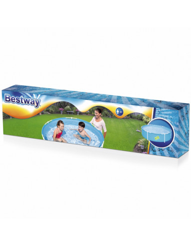 Bestway Steel Pro 56283 piscina fuori terra Piscina con bordi Piscina rotonda 580 L Blu