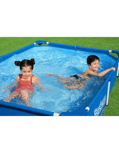 Bestway Steel Pro 56401 piscina fuori terra Piscina con bordi Piscina rettangolare 1200 L Blu