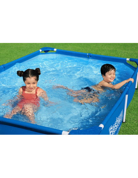 Bestway Steel Pro 56401 piscina fuori terra Piscina con bordi Piscina rettangolare 1200 L Blu