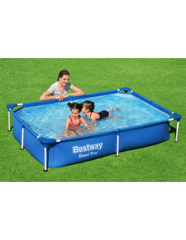 Bestway Steel Pro 56401 piscina fuori terra Piscina con bordi Piscina rettangolare 1200 L Blu