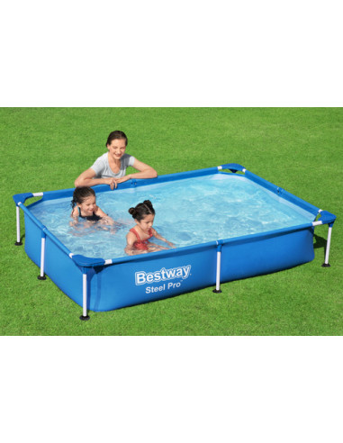 Bestway Steel Pro 56401 piscina fuori terra Piscina con bordi Piscina rettangolare 1200 L Blu