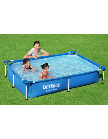 Bestway Steel Pro 56401 piscina fuori terra Piscina con bordi Piscina rettangolare 1200 L Blu
