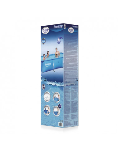 Bestway Steel Pro 56404 piscina fuori terra Piscina con bordi Piscina rettangolare 3300 L Blu