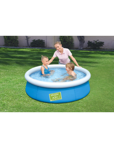 Bestway Fast Set 57241 piscina fuori terra Piscina gonfiabile Piscina rotonda 477 L Blu, Verde, Arancione