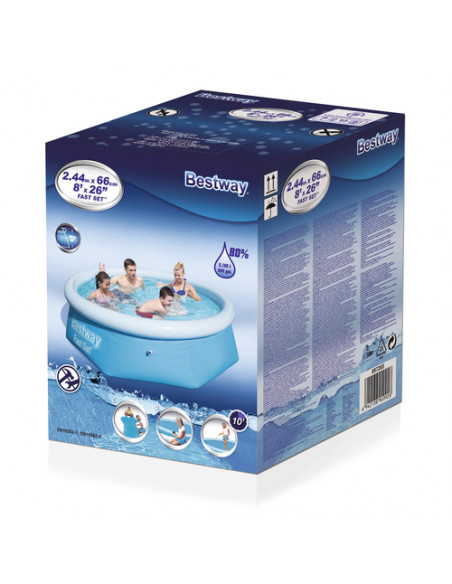 Bestway Fast Set 57265 piscina fuori terra Piscina gonfiabile Piscina rotonda 2300 L Blu