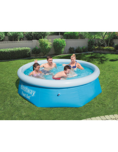Bestway Fast Set 57265 piscina fuori terra Piscina gonfiabile Piscina rotonda 2300 L Blu