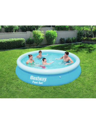 Bestway Fast Set 57273 piscina fuori terra Piscina gonfiabile Piscina rotonda 5377 L Blu