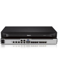 DELL DMPU108E-G01 switch per keyboard-video-mouse (kvm) Montaggio rack Argento