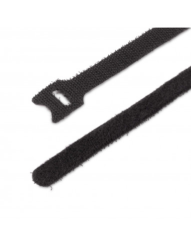 StarTech.com Fascette Fermacavi a Strappo da 15cm - Confezione da 50 pezzi - Nero - Fascette Riutilizzabili per Cablaggio con Oc