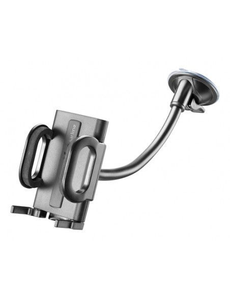 Cellularline Hug Flexi XL - Universal Supporto smartphone da auto con fissaggio a ventosa