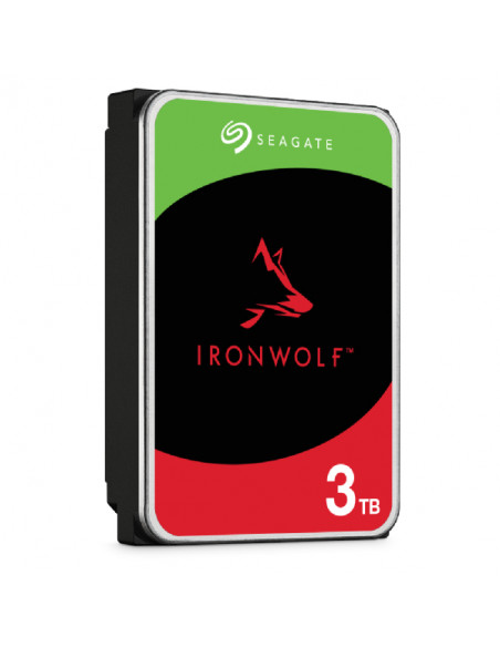 Seagate IronWolf ST3000VN006 disco rigido interno 3 TB 5400 Giri/min 256 MB 3.5" Serial ATA III