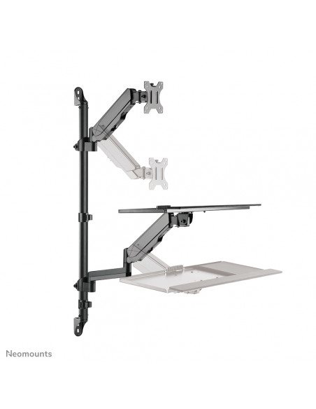 Neomounts WL90-325BL1 Postazione di lavoro in piedi a parete 17-32" - molla a gas