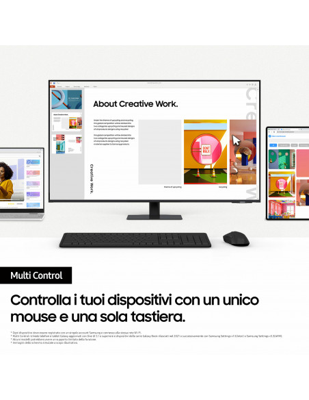 Samsung Smart Monitor M7 - M70D da 43'' UHD Flat