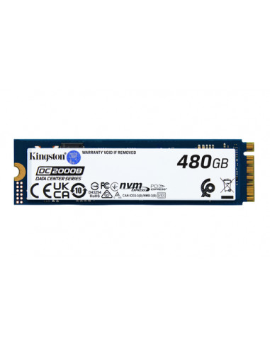 Kingston Technology 480G DC2000B PCIe 4.0 M.2 2280 Enterprise SSD