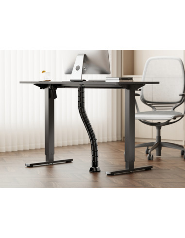 Equip 650861 organizer per cavi Scrivania Guaina intrecciata per cavi Nero 1 pz