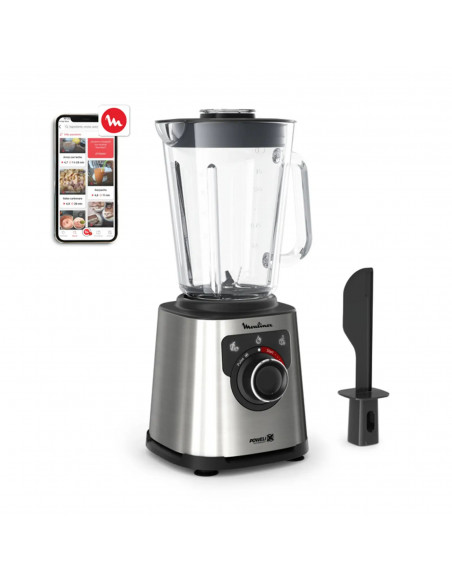 Moulinex LM871D Frullatore PerfectMix+ Silver con caraffa in vetro