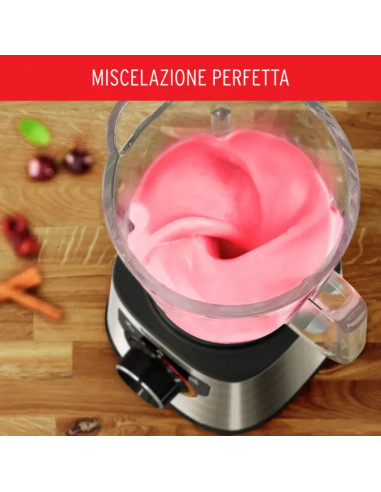 Moulinex LM871D Frullatore PerfectMix+ Silver con caraffa in vetro