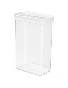 EMSA Optima Rettangolare Contenitore 2,2 L Trasparente, Bianco 1 pz