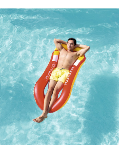 Bestway 43103 galleggiante da piscina e da spiaggia Blu, Rosso Fantasia Vinile Materassino galleggiante