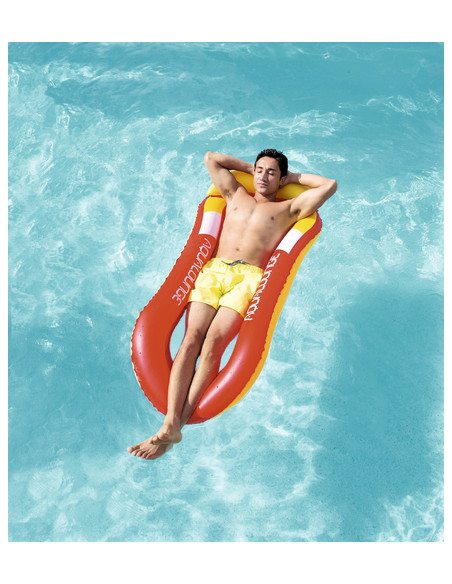 Bestway 43103 galleggiante da piscina e da spiaggia Blu, Rosso Fantasia Vinile Materassino galleggiante