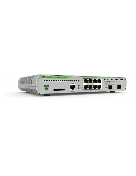 Allied Telesis AT-GS970M/10-50 Gestito L3 Gigabit Ethernet (10/100/1000) Supporto Power over Ethernet (PoE) 1U Nero, Grigio