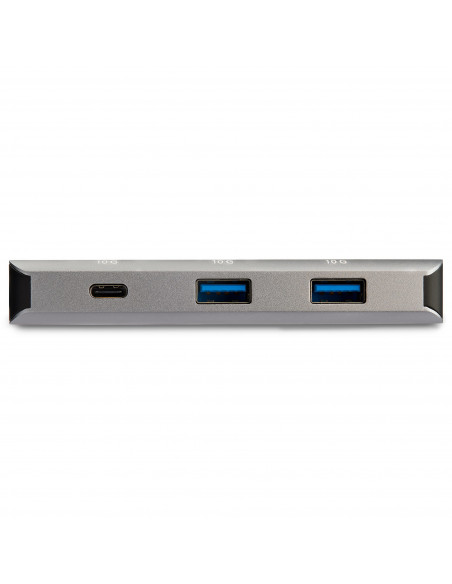 StarTech.com Hub USB-C a 3 porte con Gigabit Ethernet RJ45 GbE - 2x USB-A, 1x USB-type C - Adattatore SuperSpeed 10Gbps USB 3.2 