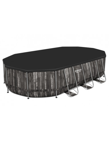 Bestway 5611R piscina fuori terra Piscina con bordi Piscina ovale 20241 L Legno