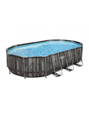 Bestway 5611R piscina fuori terra Piscina con bordi Piscina ovale 20241 L Legno