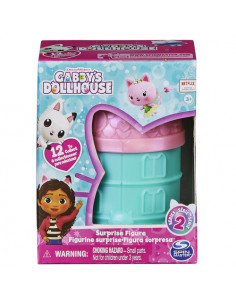 Gabby's Dollhouse Mini personaggio a sorpresa e base accessorio (i modelli possono variare), giocattoli per bambini dai 3 anni i