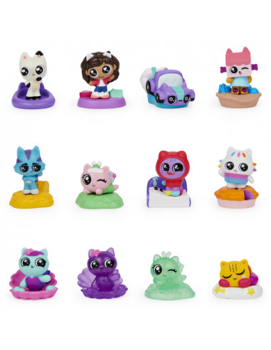 Gabby's Dollhouse Mini personaggio a sorpresa e base accessorio (i modelli possono variare), giocattoli per bambini dai 3 anni i