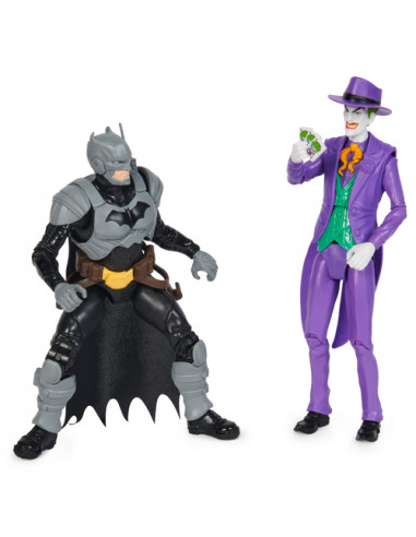 DC Comics , Action Figure Batman Adventures, Batman vs Joker in Scala, 2 Action Figure Batman Alte 30 cm, Supereroe e Supernemic