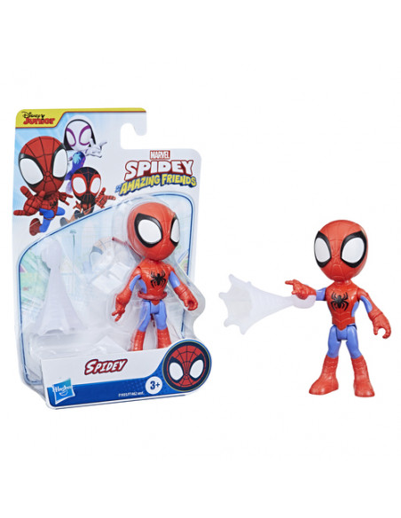 Marvel Spidey e I Suoi Fantastici Amici, Spidey, action figure in scala alto 15 cm, con 1 accessorio, per i bambini dai 3 anni i
