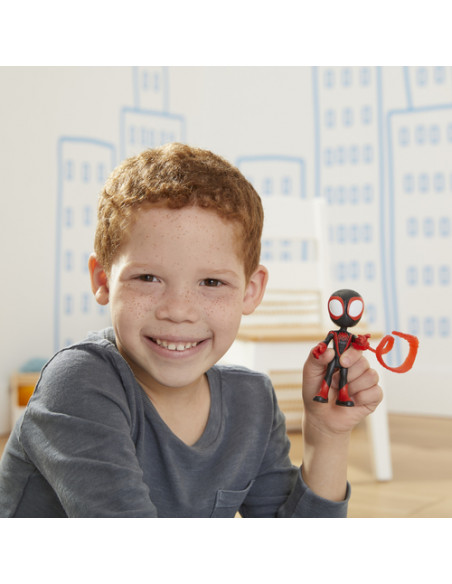 Marvel Spidey e I Suoi Fantastici Amici, Miles Morales, action figure da 15 cm, con 1 accessorio, per i bambini dai 3 anni in su