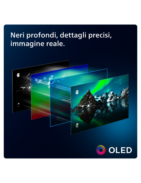 Philips Ambilight TV 55OLED769 55" 139cm 4K UHD Dolby Vision and Dolby Atmos Titan OS