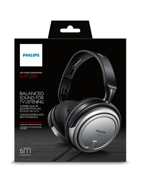 Philips Cuffia TV con filo per interni SHP2500/10