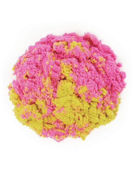 Kinetic Sand , Coni Gelato a sorpresa, 113gr di sabbia naturale profumata in 2 colori - dai 3 anni