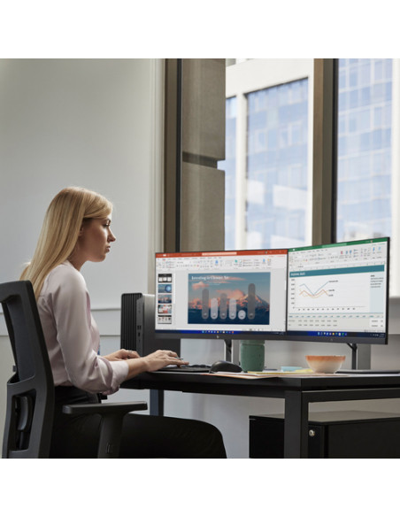 HP Pro 400 G9 Intel® Core™ i3 i3-13100 8 GB DDR4-SDRAM 256 GB SSD Windows 11 Pro SFF PC Nero