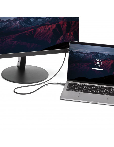 StarTech.com Cavo Adattatore Mini DisplayPort a USB-C da 1 m - 4K 60Hz - Nero
