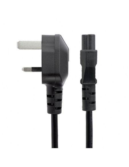 StarTech.com Cavo di Alimentazione per Notebook da 1m Cavo Elettrico AC di Ricambio per Alimentatori da BS 1363 UK a C5 2.5A-250