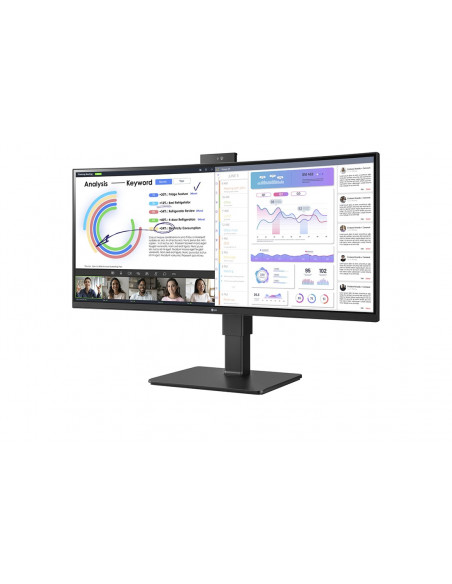 LG 34BQ77QC-B Monitor PC 86,4 cm (34") 3440 x 1440 Pixel UltraWide Dual Quad HD LCD Nero