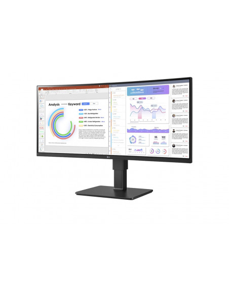LG 34BQ77QC-B Monitor PC 86,4 cm (34") 3440 x 1440 Pixel UltraWide Dual Quad HD LCD Nero