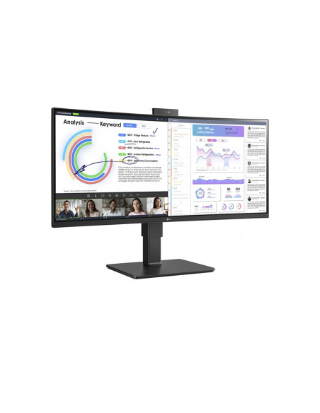 LG 34BQ77QC-B Monitor PC 86,4 cm (34") 3440 x 1440 Pixel UltraWide Dual Quad HD LCD Nero
