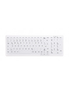 CHERRY AK-C7000 tastiera Medico RF Wireless QWERTZ Tedesco Bianco