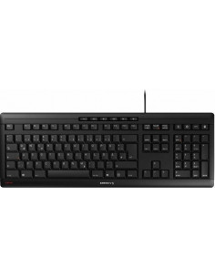 CHERRY STREAM KEYBOARD tastiera Ufficio USB QWERTZ Ceco, Slovacco Nero